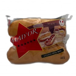 Pain Hot Dog Vegan *4