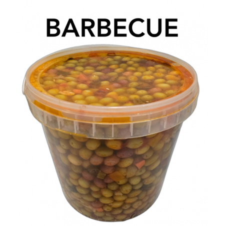 Olive vert casses Barbecue...