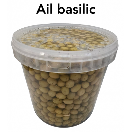 Olives Vertes Cassées Ail...