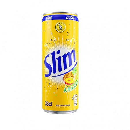 Soda Slim Ananas Canette 250cl