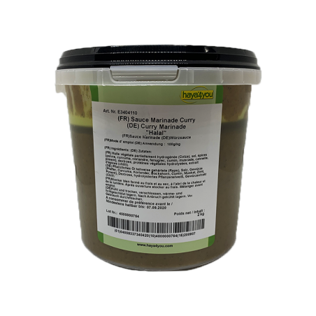 Sauce Marinade CURRY  Halal...