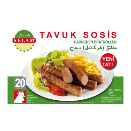 Selam Tavuk Sosis 20*1300...