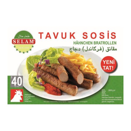Selam Tavuk Sosis 40*2600...
