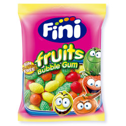 FINI BUBBLE GUM FRUITS 90 gr 