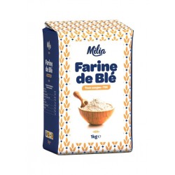 MILIA Farine de blé T55 1KG 