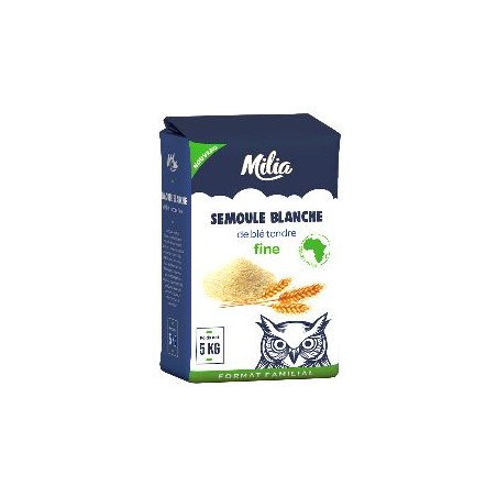 MILIA Semoule Blanche 5 KG 